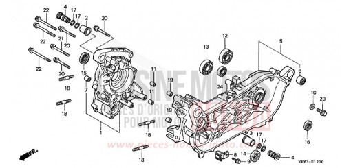 CARTER MOTEUR FES1252 de 2002
